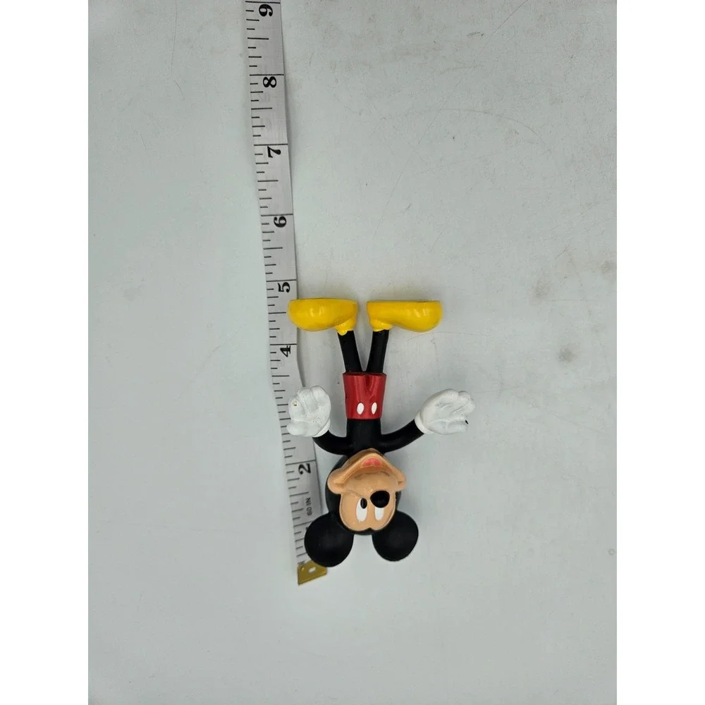 Vintage Mickey‎ Mouse Bendable PVC Figure Walt Disney World Resort 4 Inch Toy
